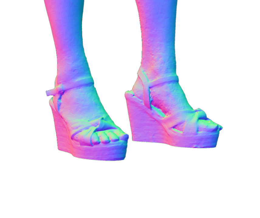 Colmap result on ActorsHQ leg view before PAGaS refinement