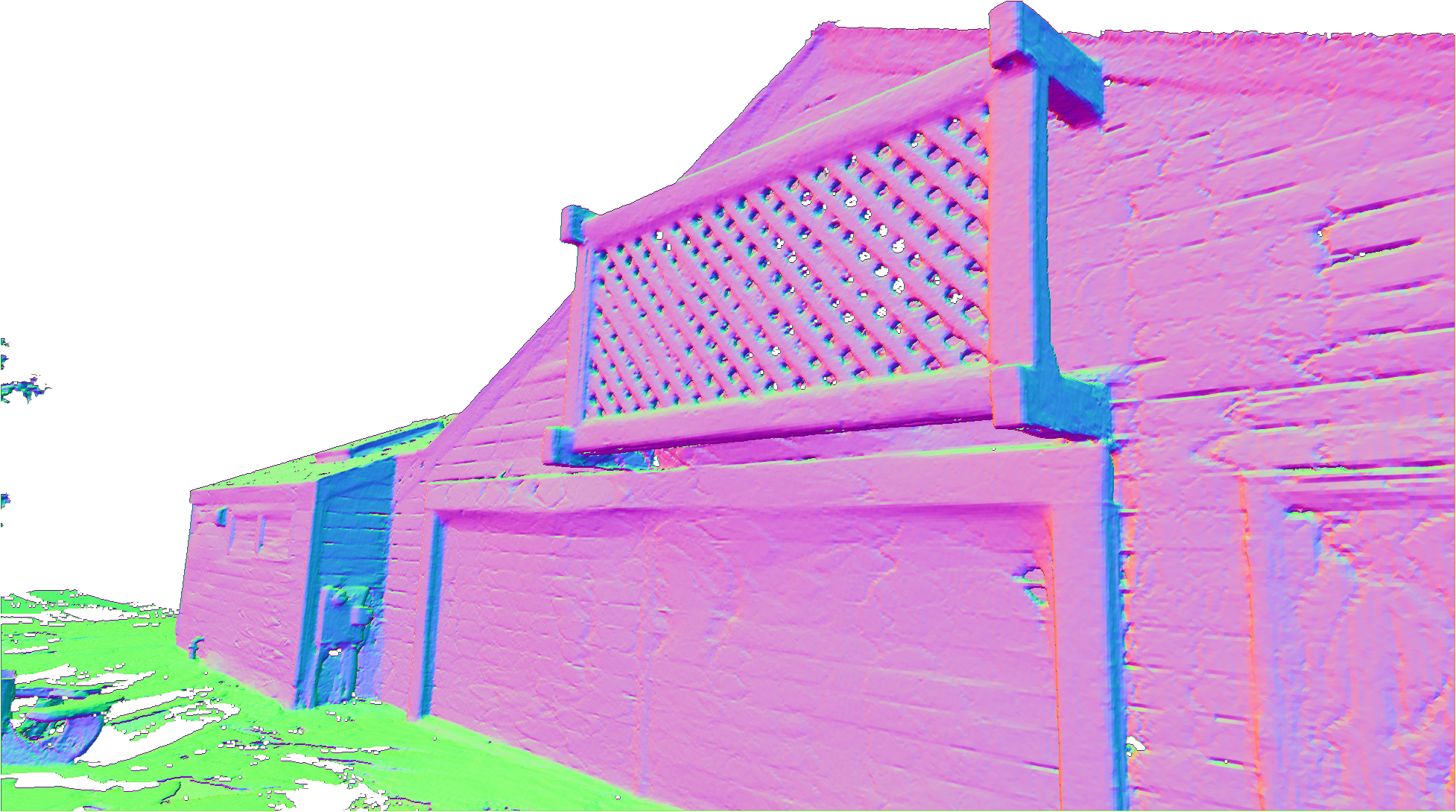 2DGS result on Tanks and Temples Barn before PAGaS refinement