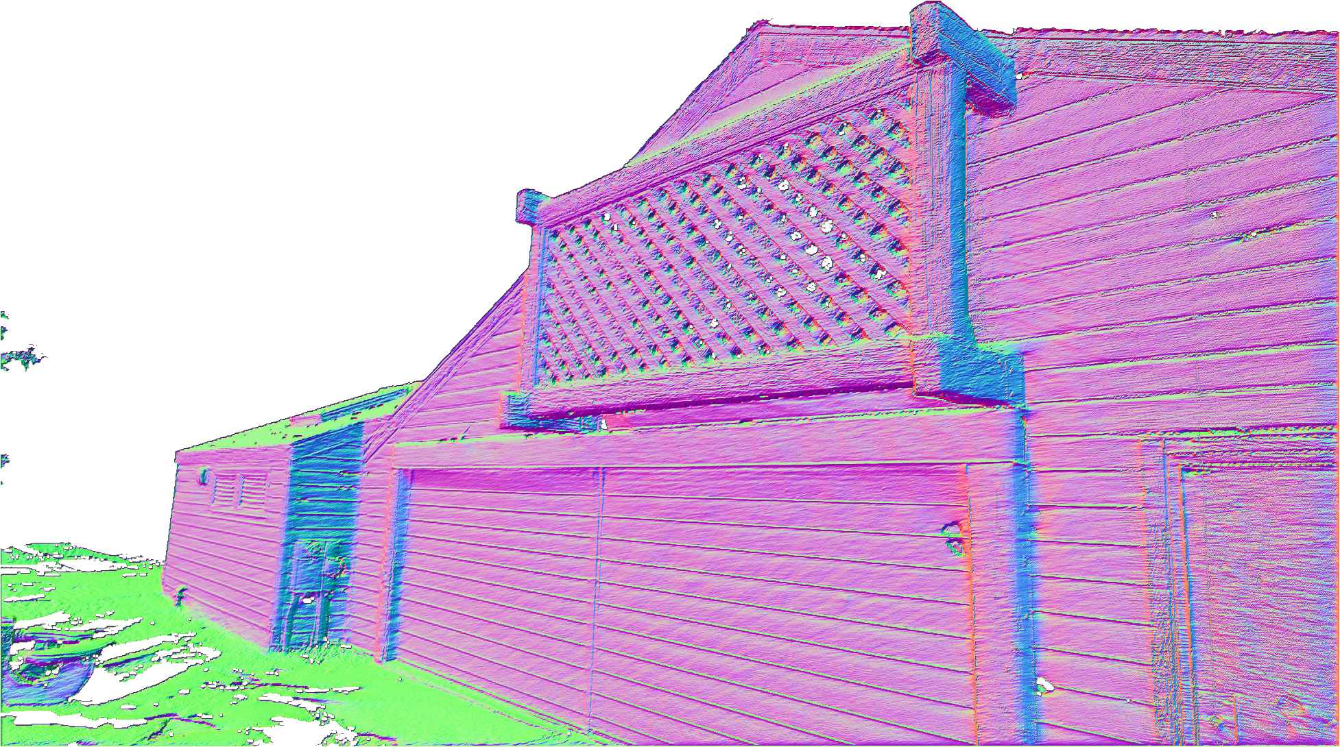 2DGS result on Tanks and Temples Barn after PAGaS refinement