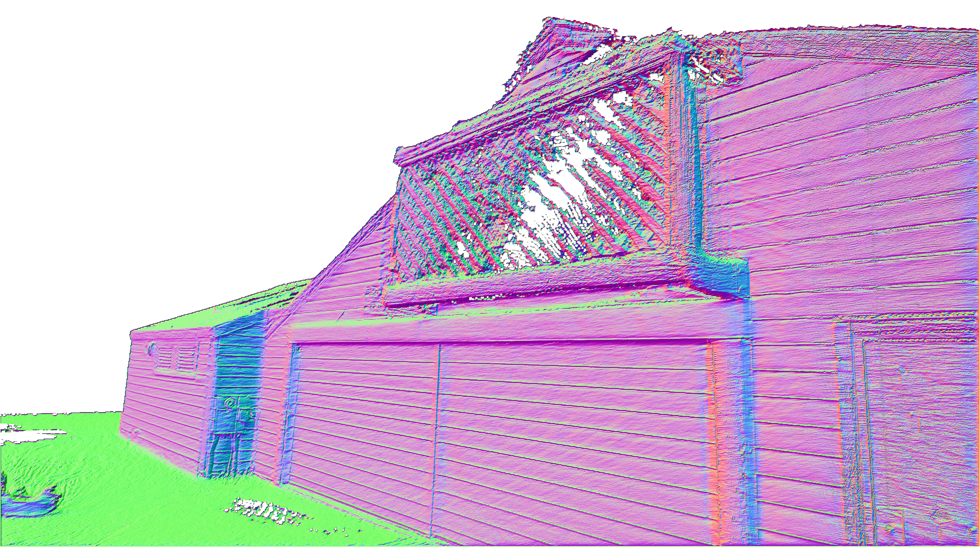 MVSA result on Tanks and Temples Barn after PAGaS refinement