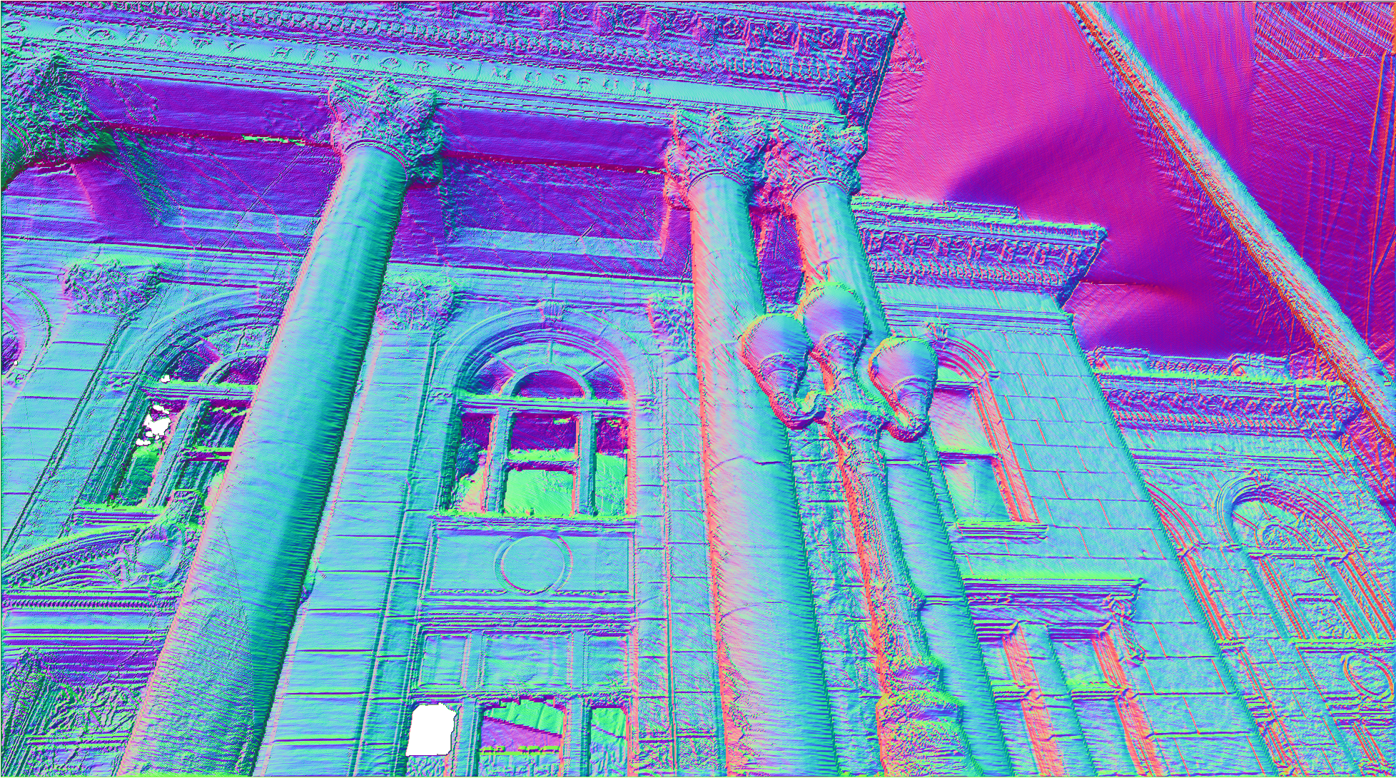 PGSR result on Tanks and Temples Courthouse after PAGaS refinement