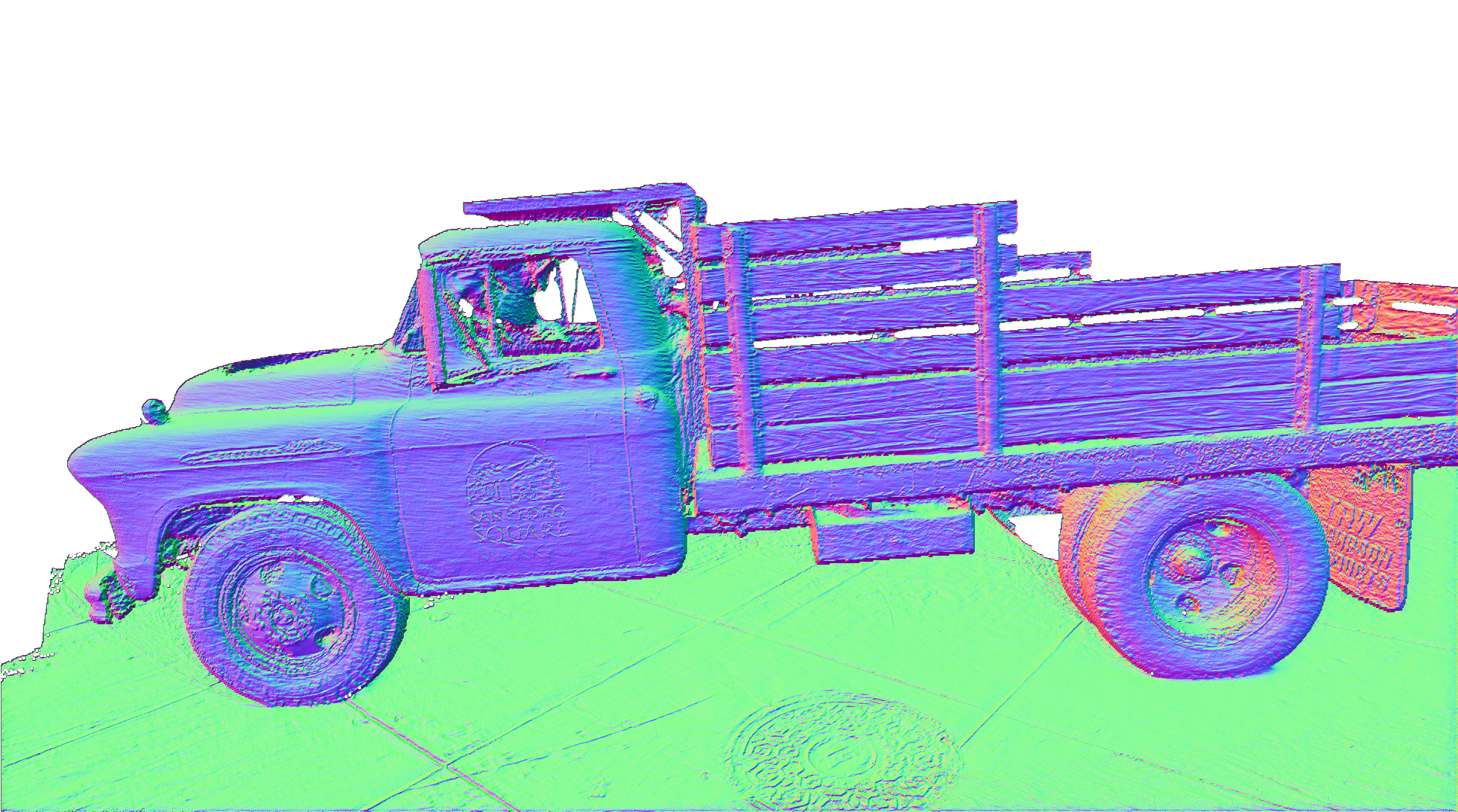 PGSR result on Tanks and Temples Truck after PAGaS refinement